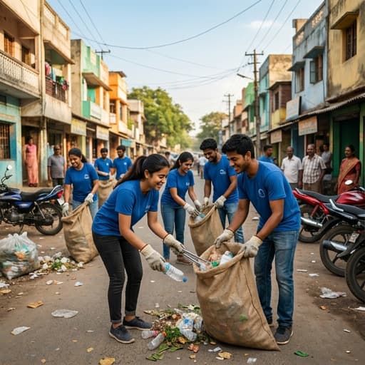 Plastic Hatao Jeevan Bachavo: Under the Plastic Free India campaign, an awareness and cleanliness drive was conducted on World Environment Day with 250+ citi…